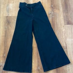 Cute Black Wide Leg Trousers